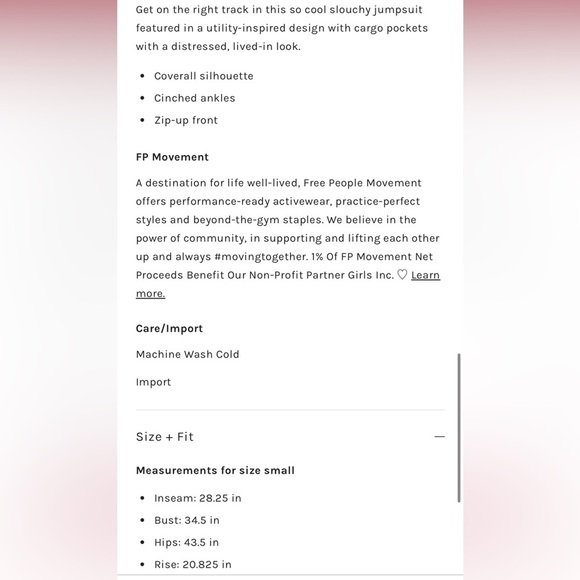 Free People Fast Track Onsie Size Medium NWT - Picture 4 of 15